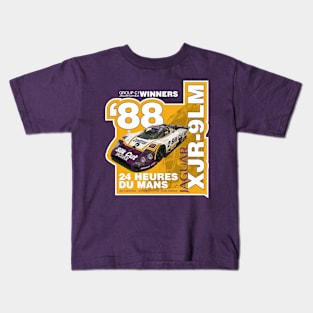 Retro Le Mans 24 Hours T-Shirt - Jaguar XJR-9LM Design Kids T-Shirt